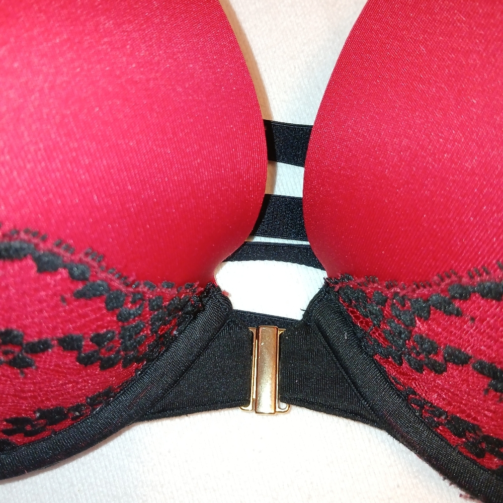 Sz.42D Womens Cacique Boost Plunge Bra - Picture 3 of 10